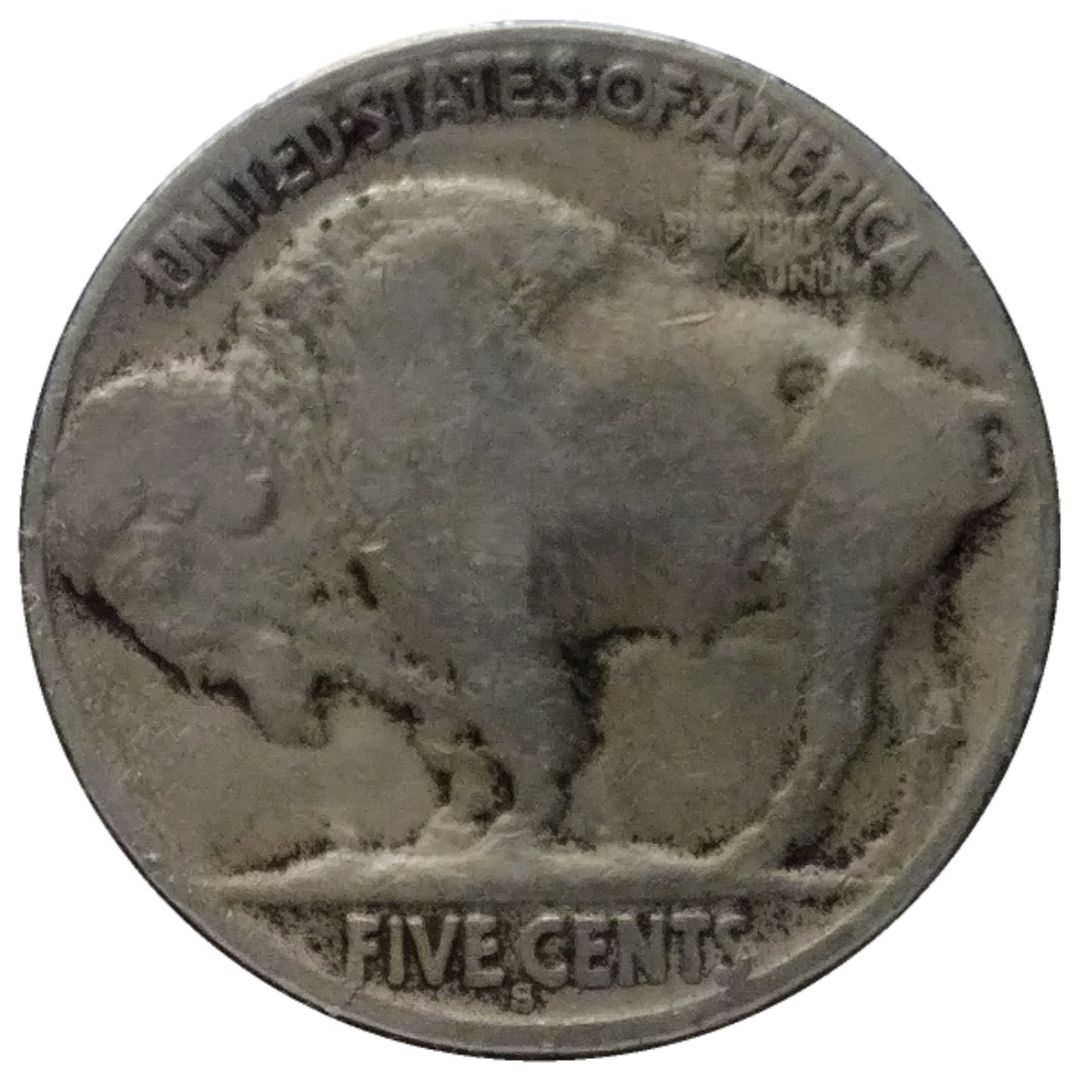 1913-S-T2-Buffalo-Nickel